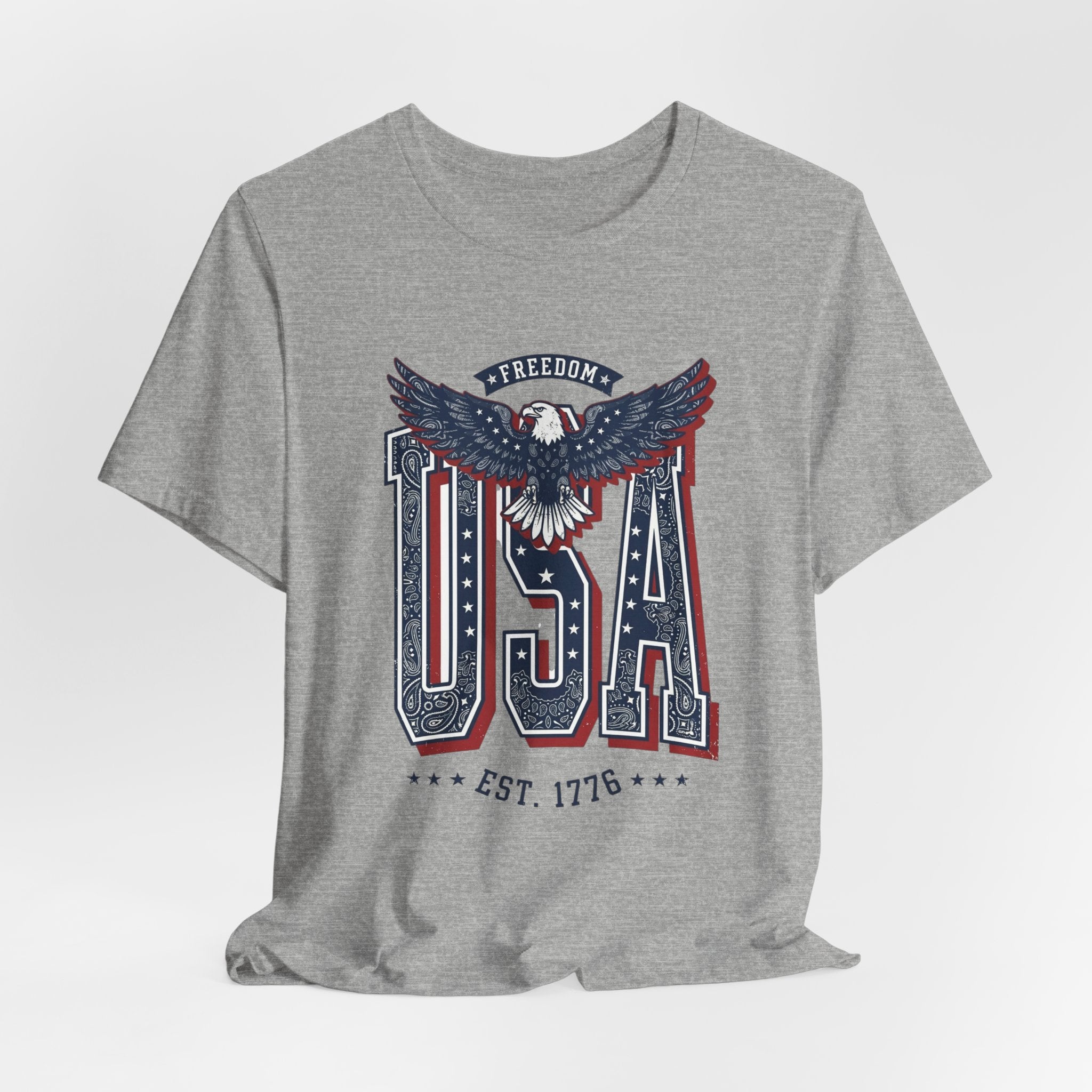USA Eagle Vintage 4th of July Tee | Patriotic Americana T-Shirt