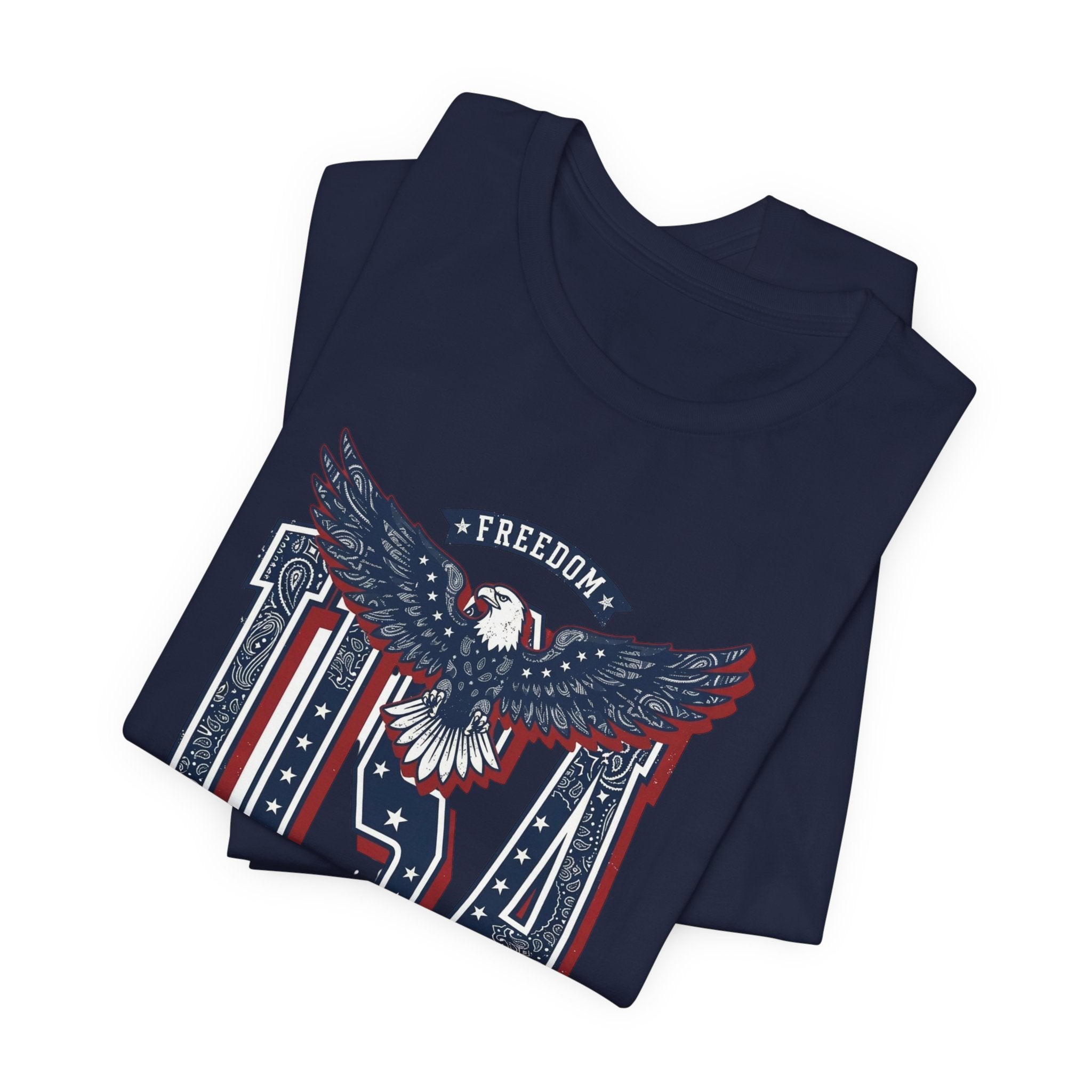 USA Eagle Vintage 4th of July Tee | Patriotic Americana T-Shirt