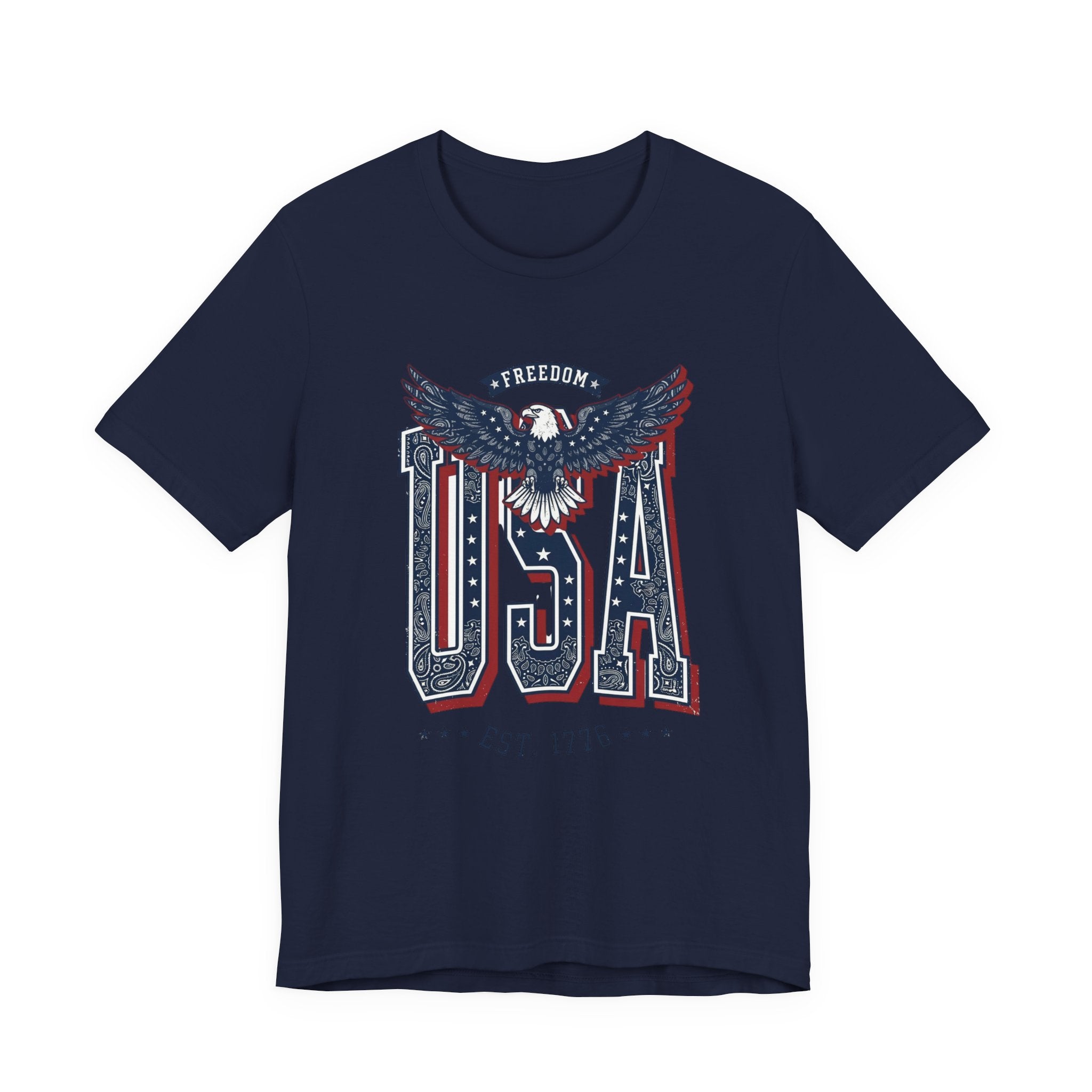 USA Eagle Vintage 4th of July Tee | Patriotic Americana T-Shirt