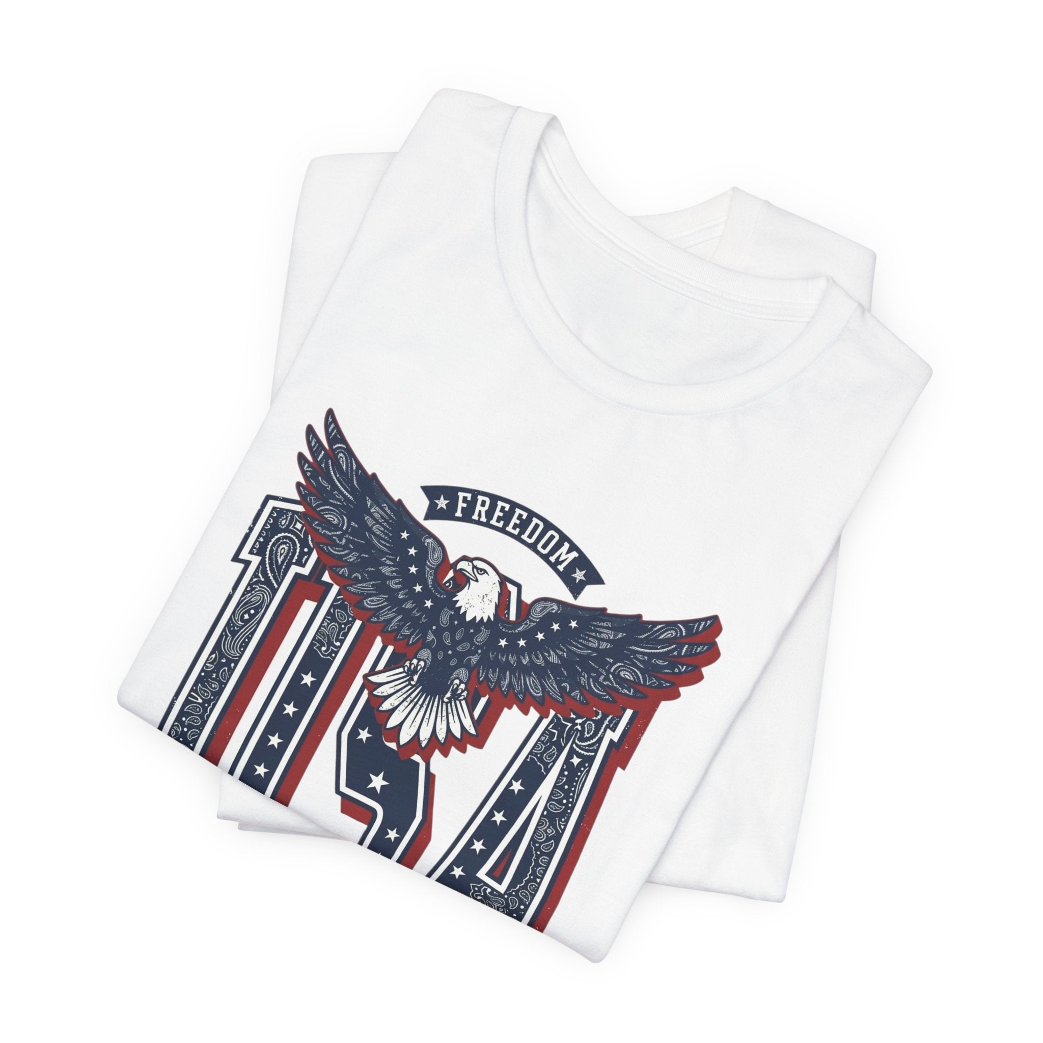 USA Eagle Vintage 4th of July Tee | Patriotic Americana T-Shirt