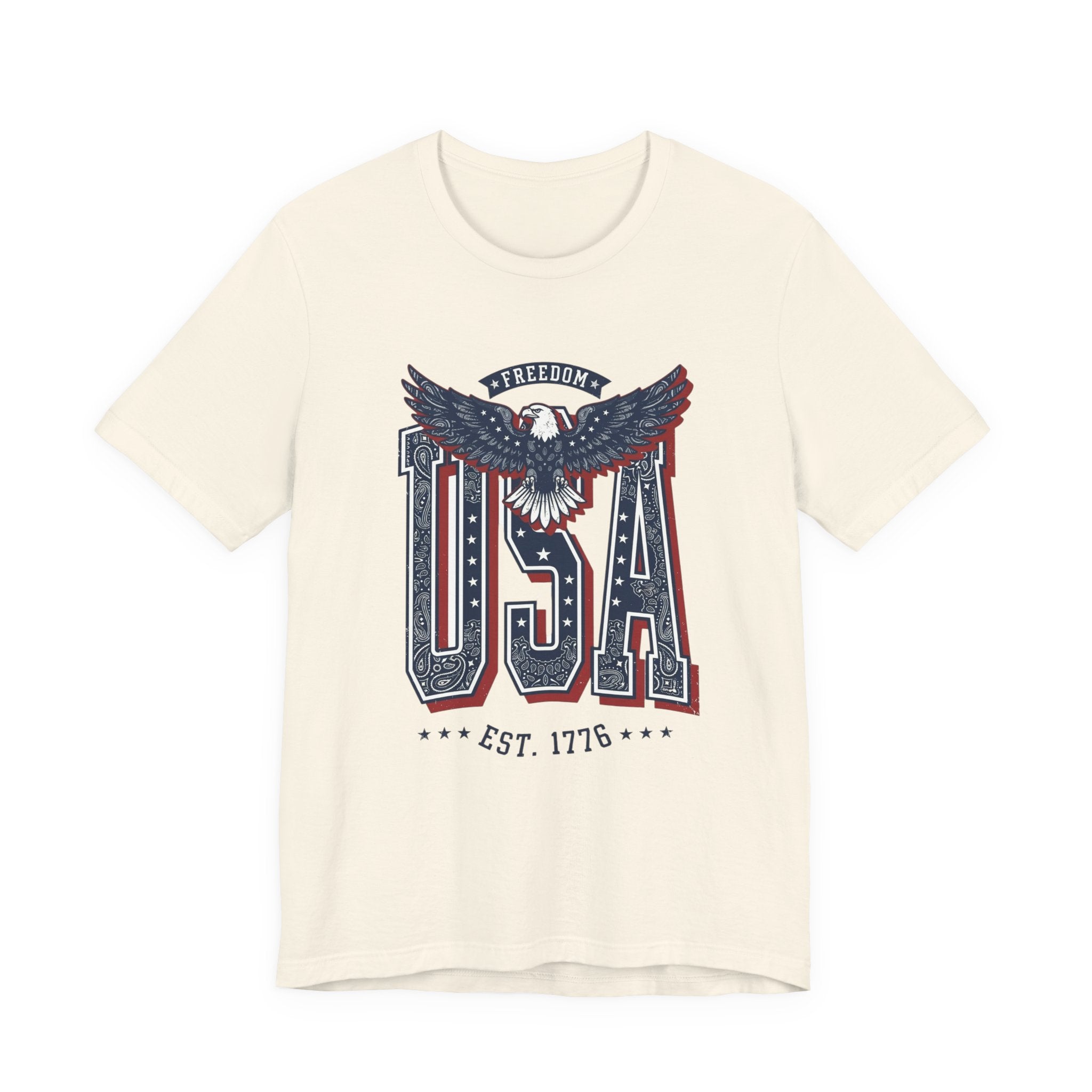 USA Eagle Vintage 4th of July Tee | Patriotic Americana T-Shirt