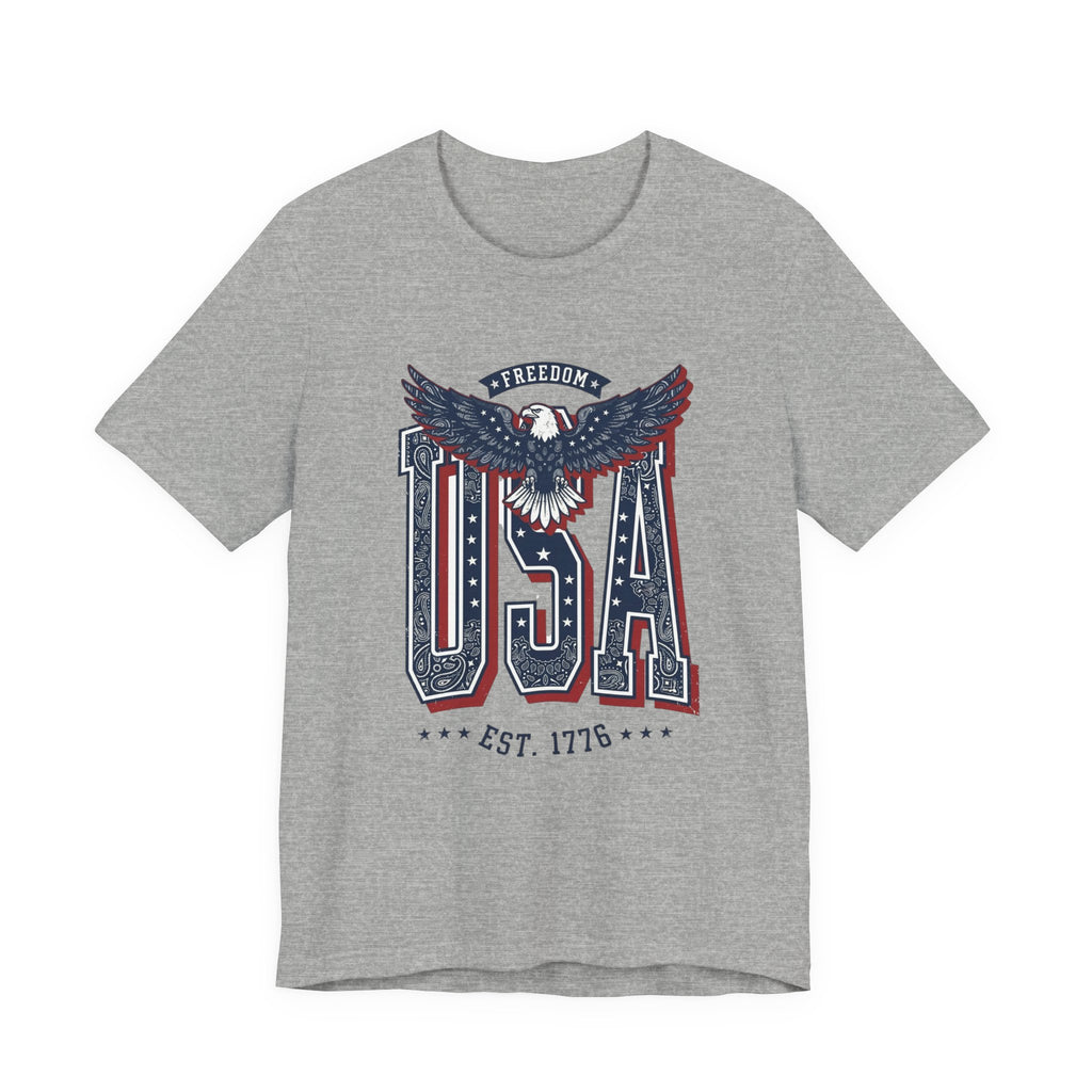 USA Eagle Vintage 4th of July Tee | Patriotic Americana T-Shirt