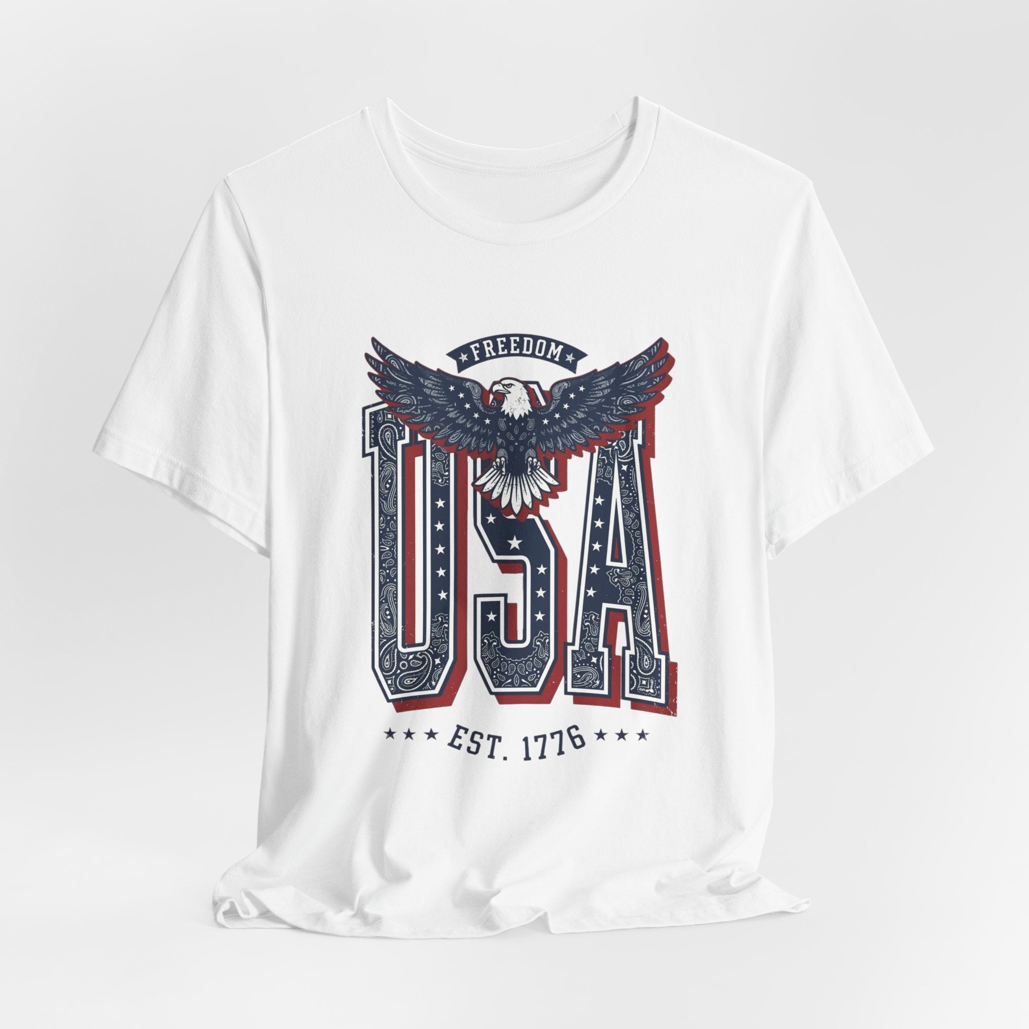 USA Eagle Vintage 4th of July Tee | Patriotic Americana T-Shirt