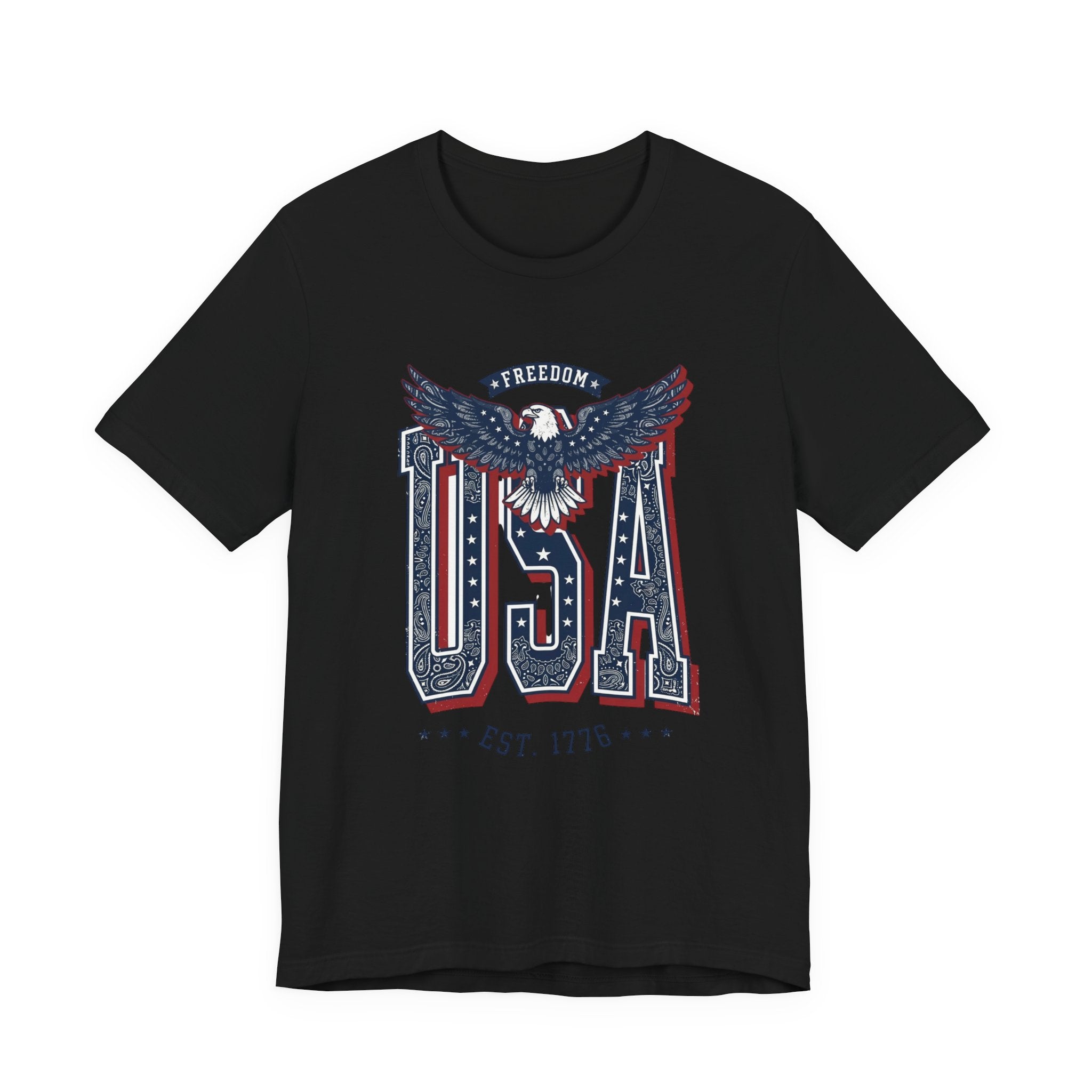 USA Eagle Vintage 4th of July Tee | Patriotic Americana T-Shirt