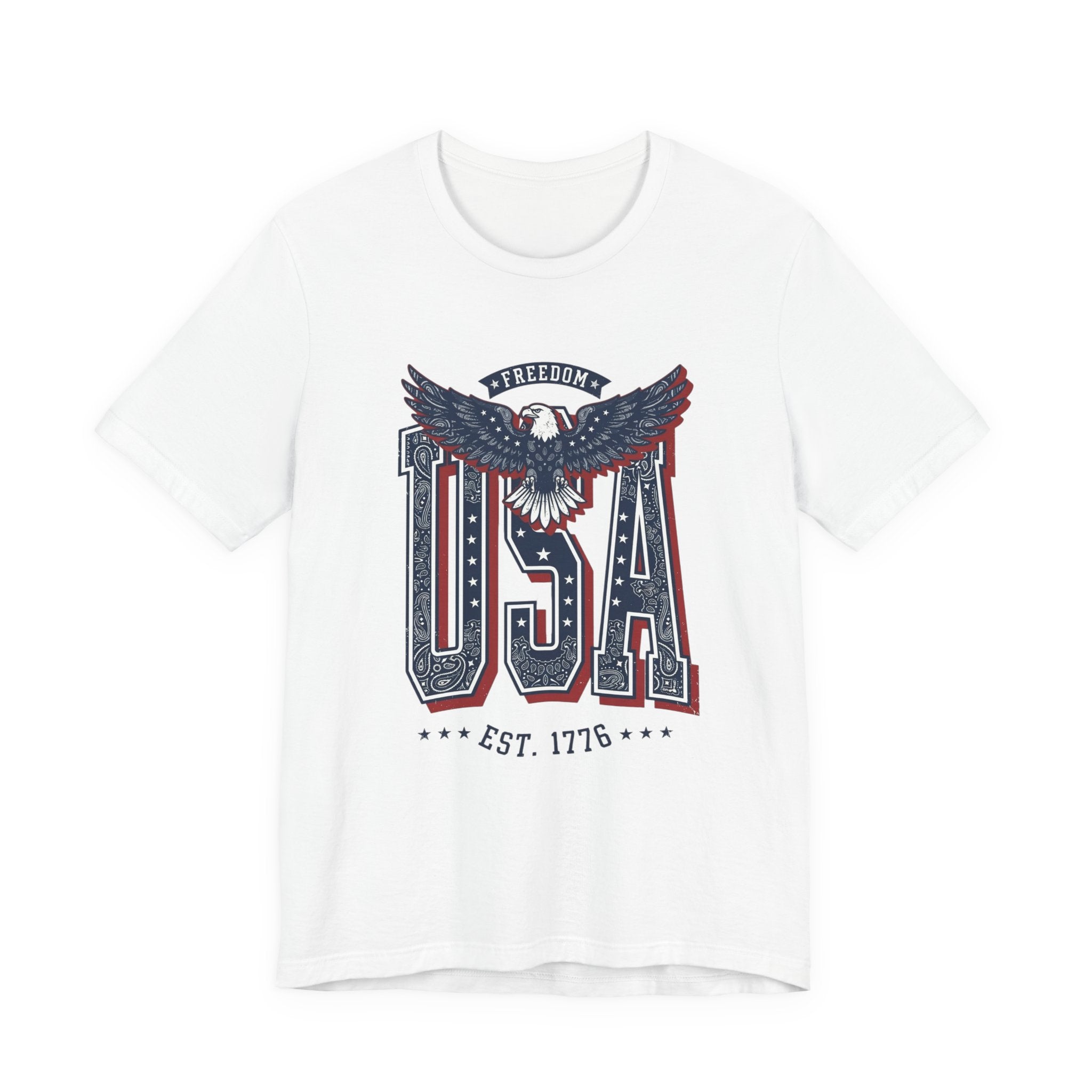 USA Eagle Vintage 4th of July Tee | Patriotic Americana T-Shirt